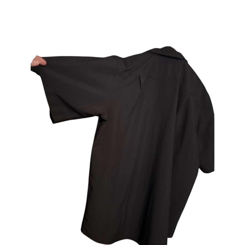 Orvis Classic Collection Mens XXL Black Short Sleeve Button Down Shirt 1494392 - Picture 4 of 6